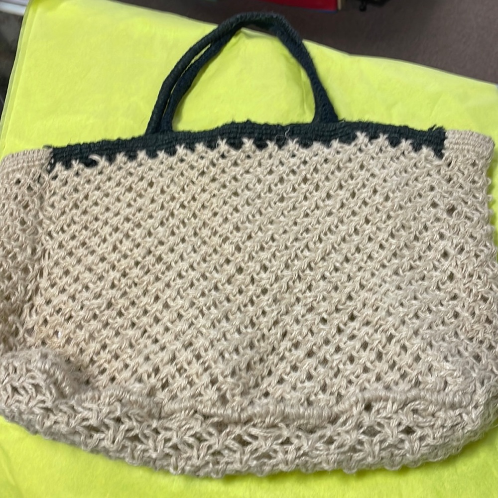 Urban Outfitters Woven Jute Handbag